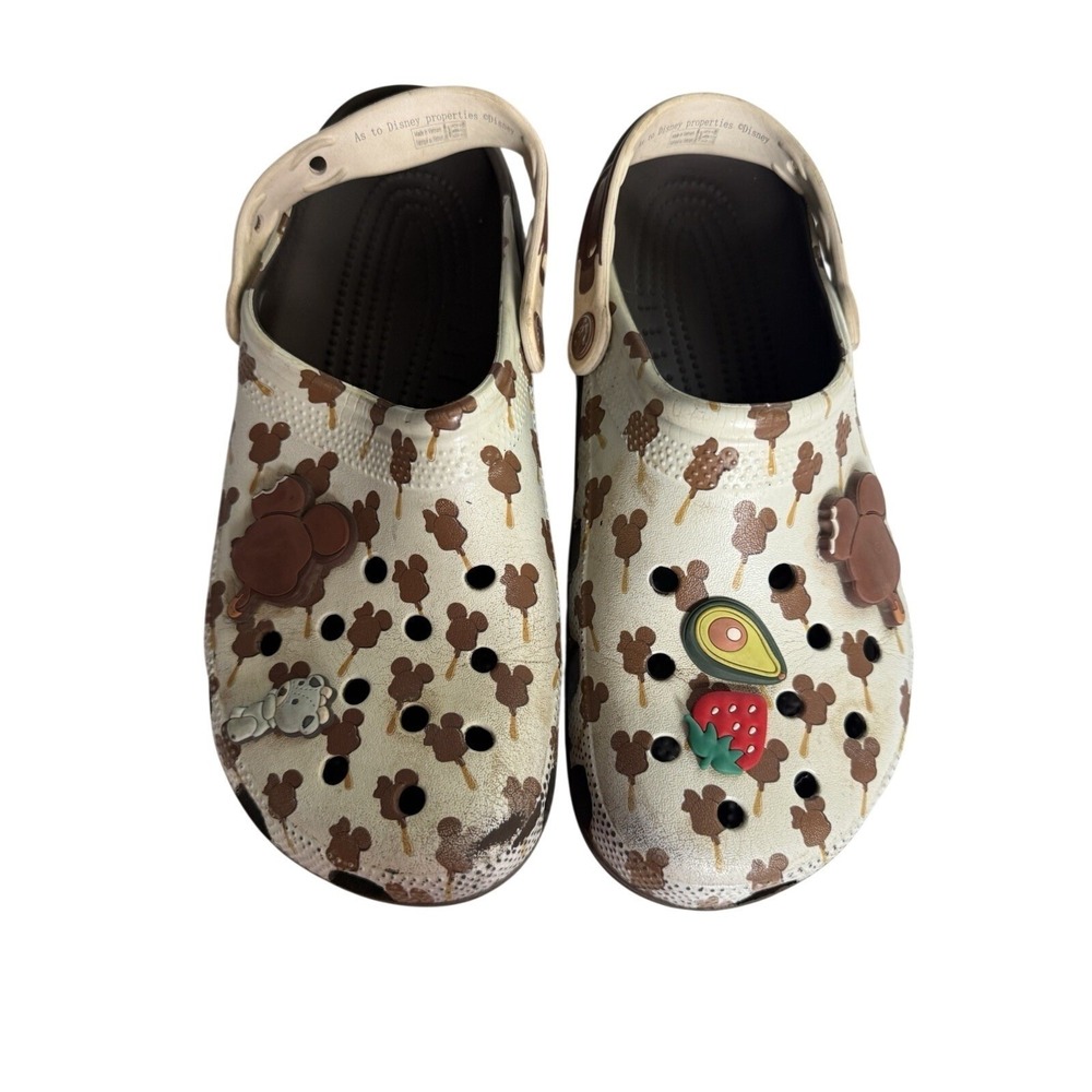Disney Parks Mickey Mouse Ice Cream Bar Clogs Adult Crocs (W-11 M-9)